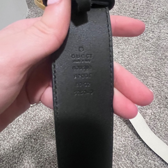 Black Gucci Belt